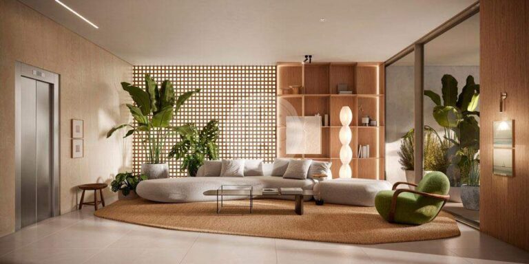 Apartamento à venda no Jardim Ilhas do Sul: Perspectiva Hall Entrada