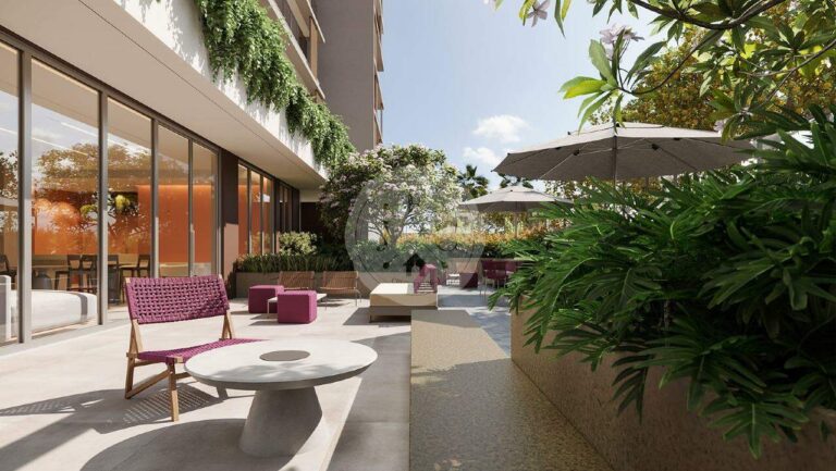Apartamento à venda no Jardim Ilhas do Sul: Perspectiva Praça Apoio Salão de Festas