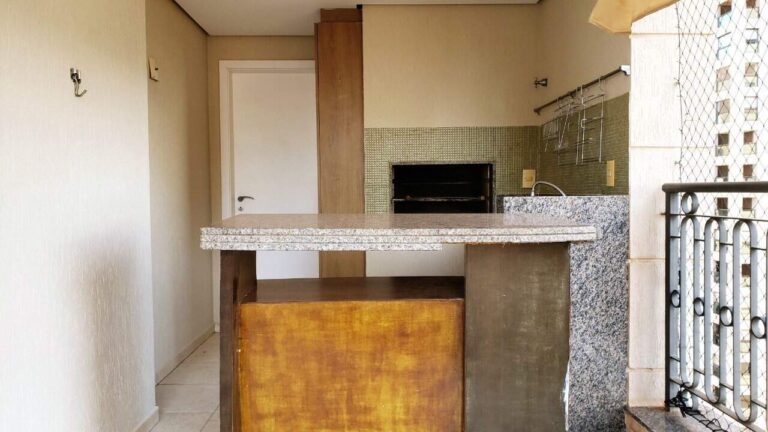Apartamento para aluguel no Jardim Irajá: Sacada Gourmet