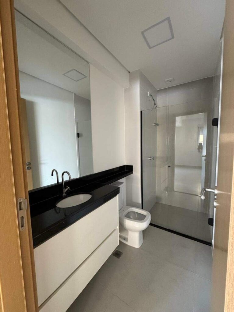 Apartamento para aluguel no Jardim Sumaré: Banheiro social