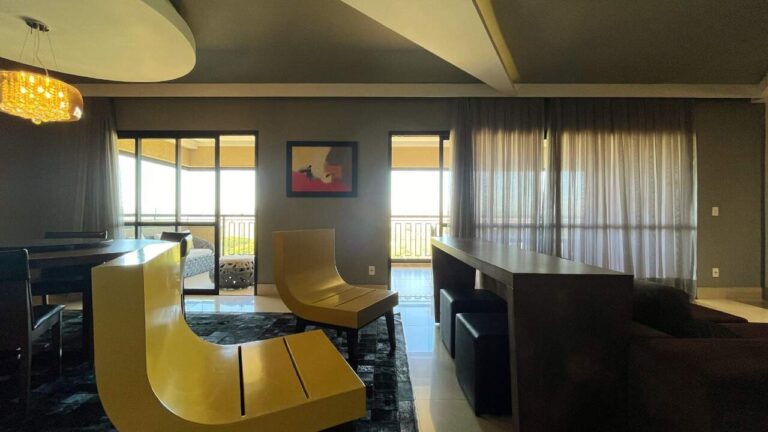 Apartamento para aluguel no Residencial Alto do Ipê: Living