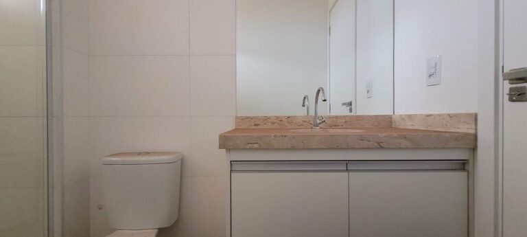 Apartamento à venda no Ribeirânia: Banheiro social